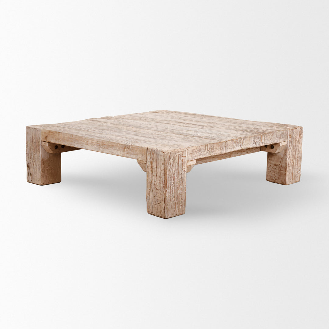 McArthur 48x48 Square Reclaimed Solid Wood Coffee Table