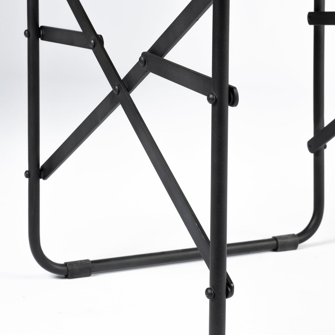 Direttore Tan Leather W/ Black Iron Frame Dining Chair