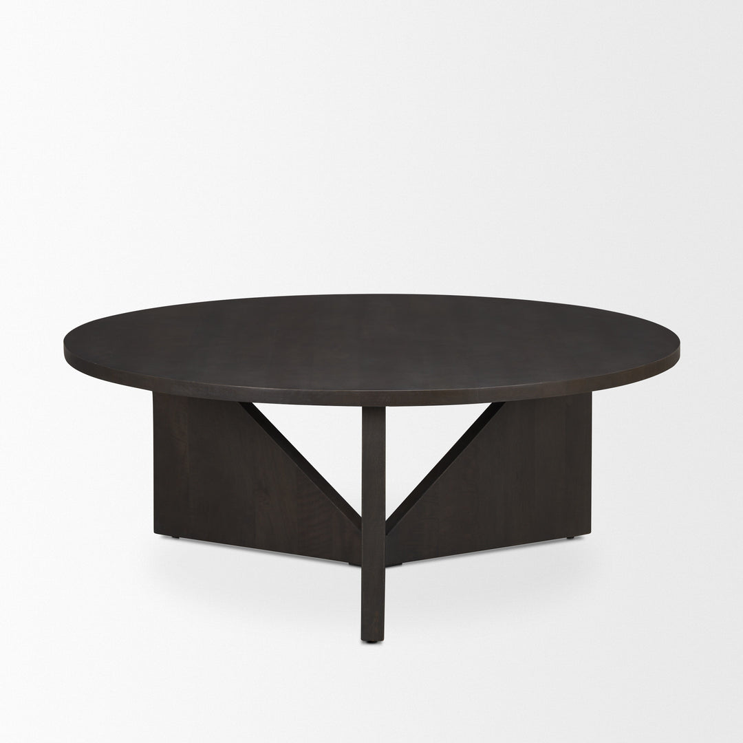 Tarro Brown Wood w/ Triangle Legs Coffee Table
