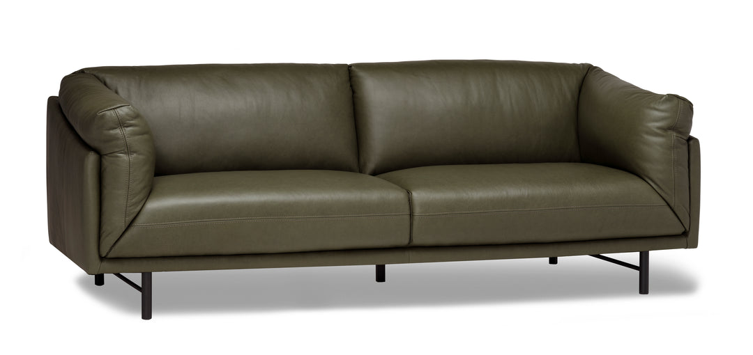 Riley 91" Top Grain Leather Sofa