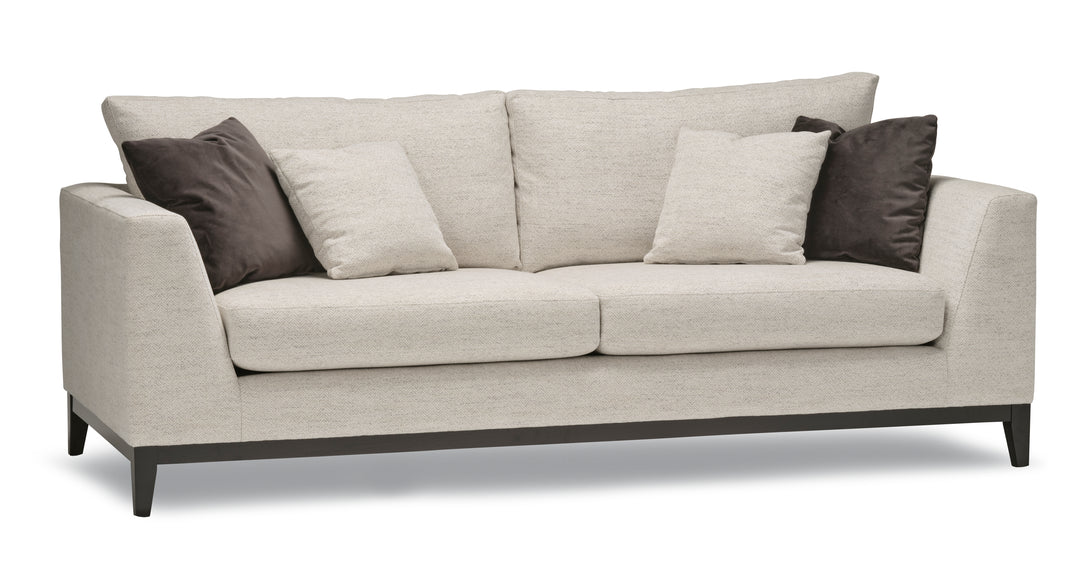 Gigi 87" Pearl Fabric Sofa