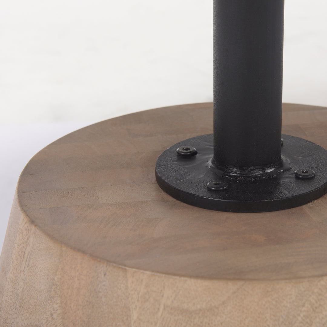 Maxwell  Marble Top Pedestal Base Round Coffee Table