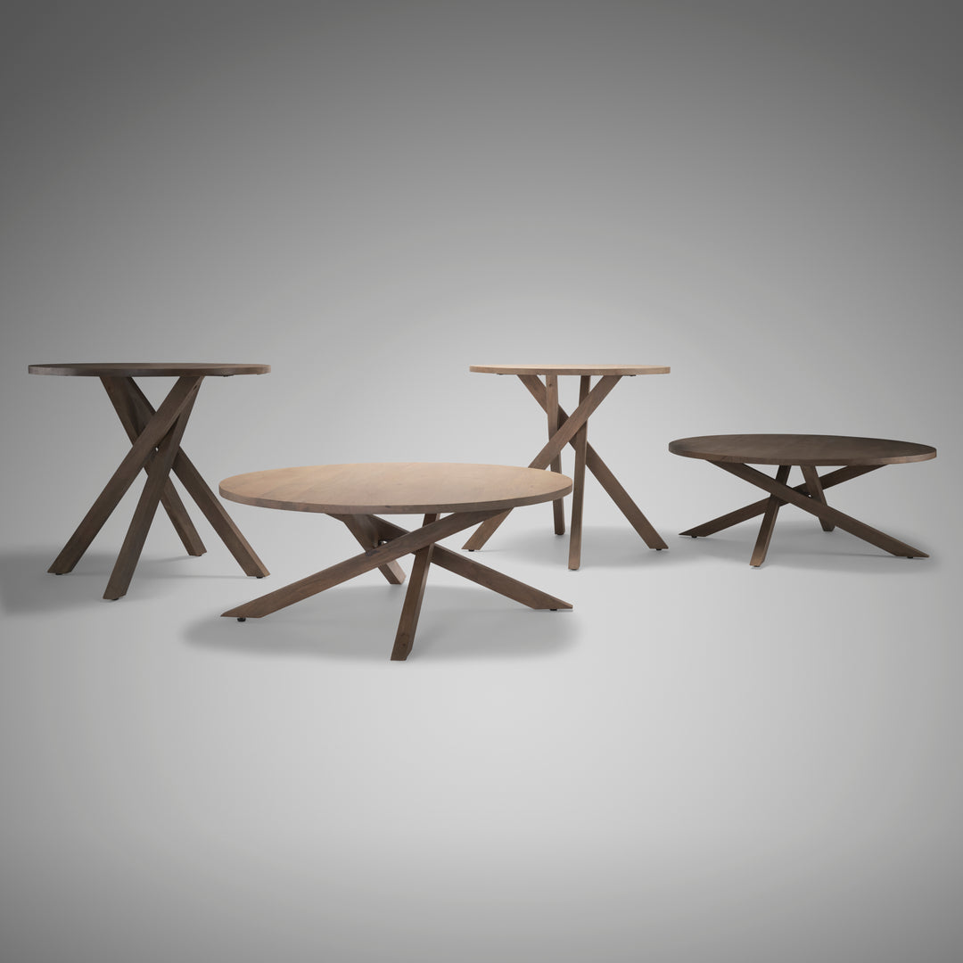 Solana Medium Brown Wood Coffee Table
