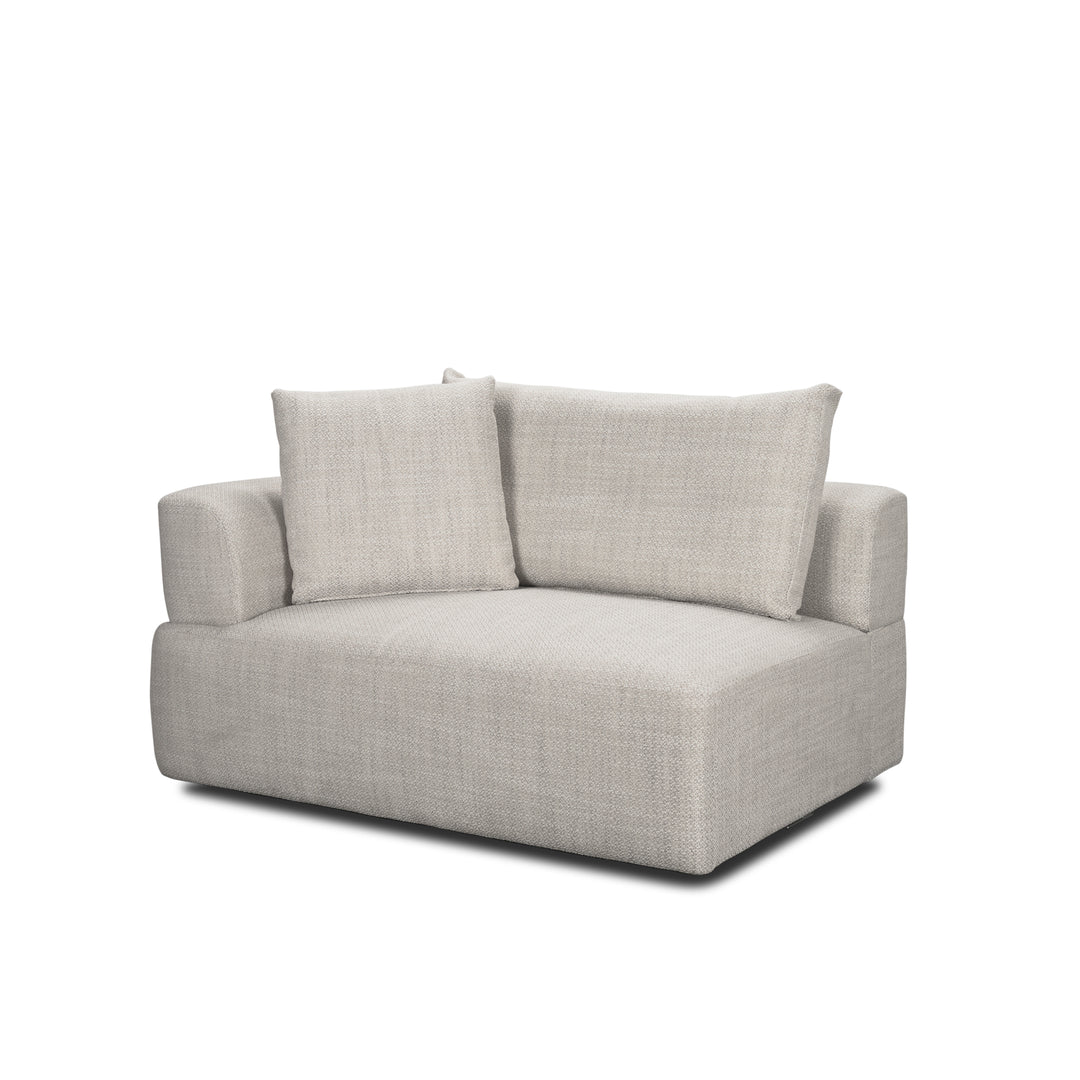 Warner Gray 3 Piece Sofa Set w/Corner Piece
