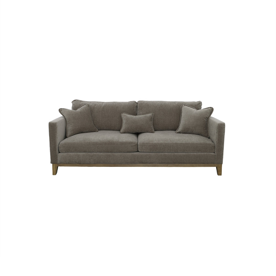 Branford 82.5" Pecan Brown Fabric Sofa