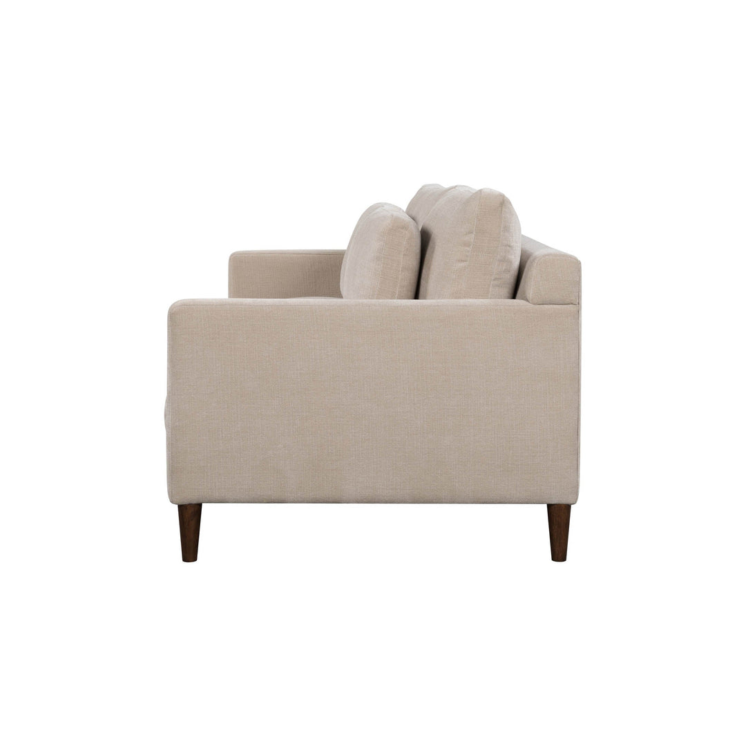 Gemma 84" Fabric Sofa in Fawn