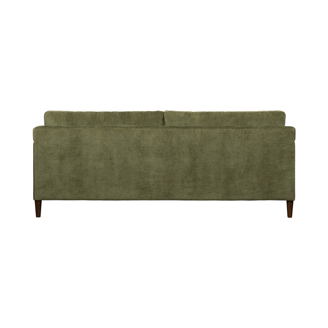 Gemma 84" Fabric Sofa in Olive
