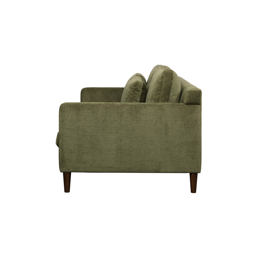 Gemma 84" Fabric Sofa in Olive