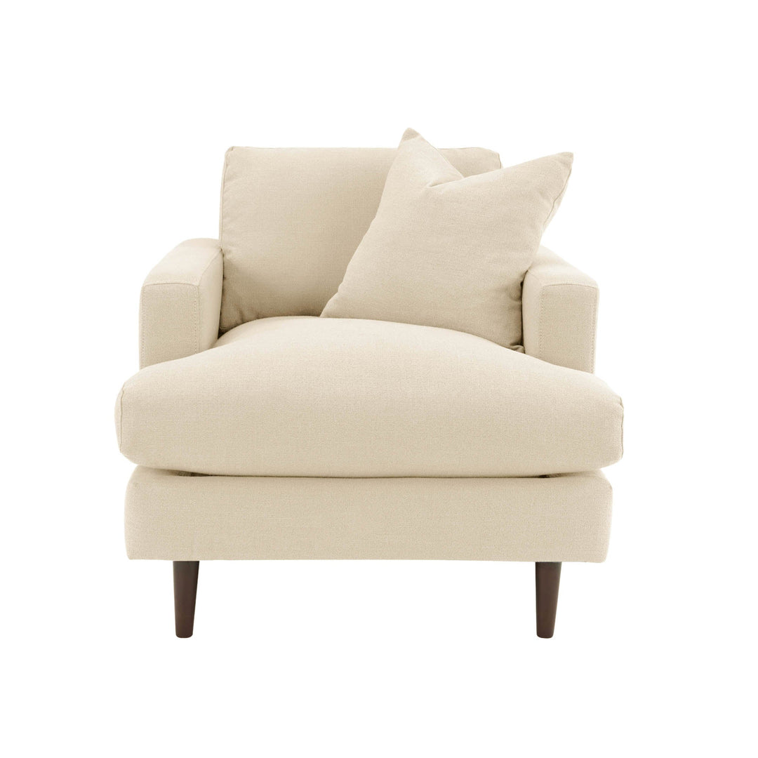 Martha Club Chair in Beach Alabaster (Made in Canada)
